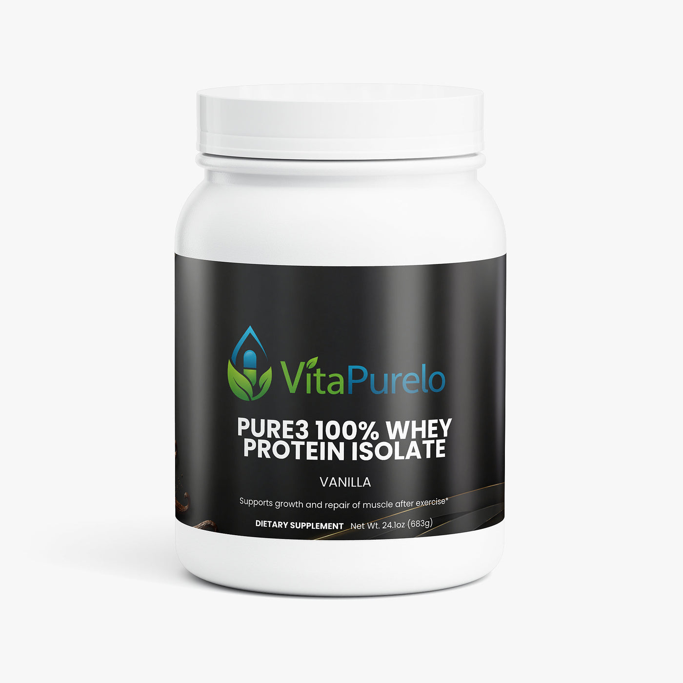Pure3 100% Whey Protein Isolate (Vanilla)