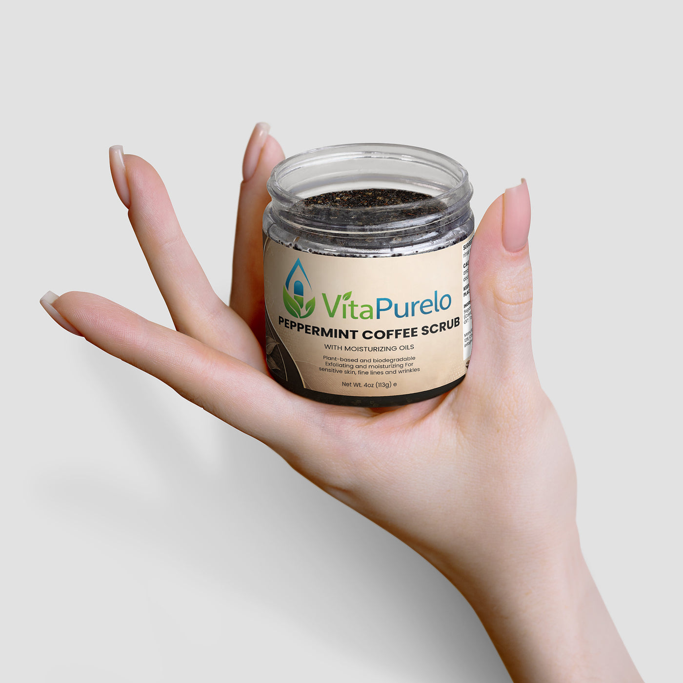 Peppermint Coffee Scrub