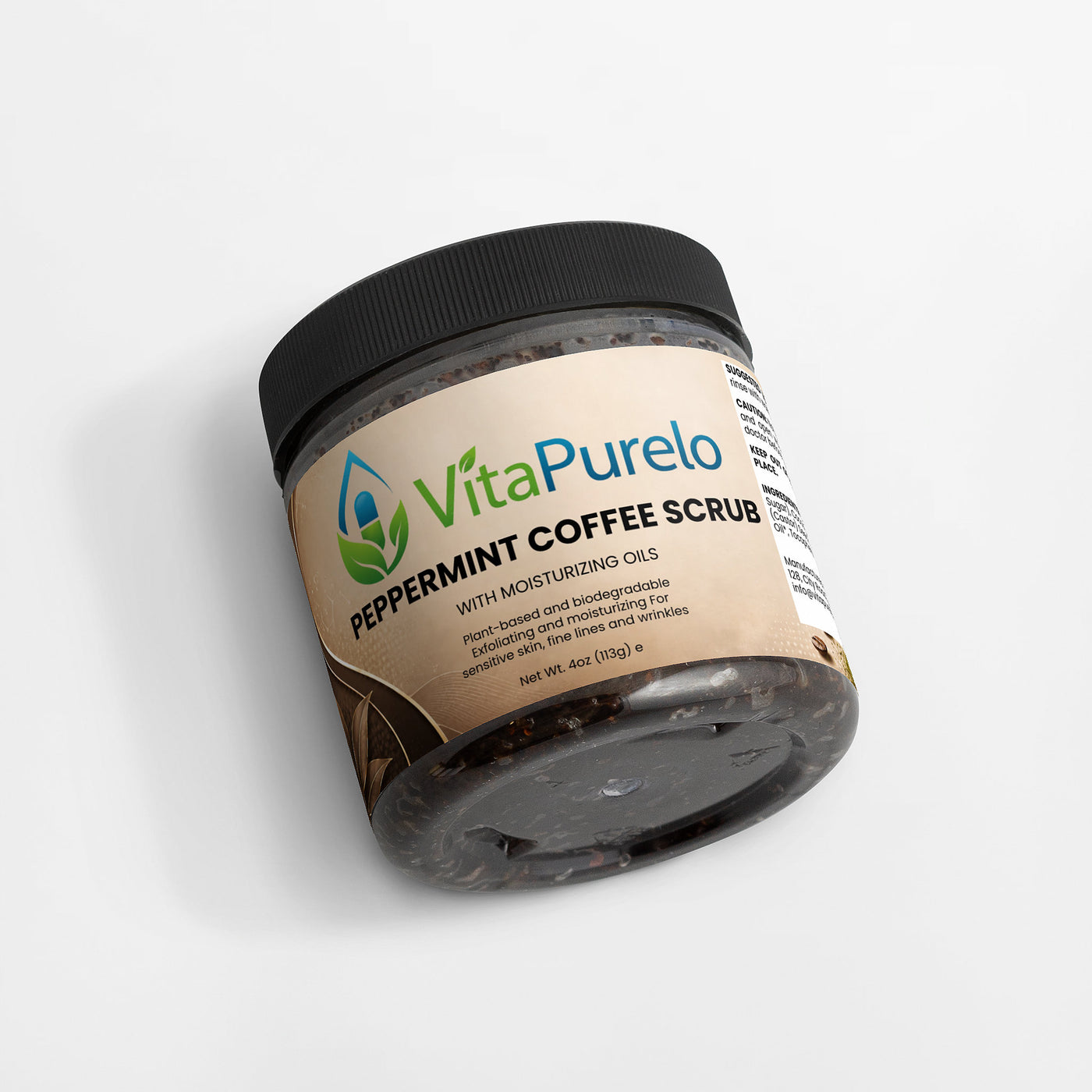 Peppermint Coffee Scrub