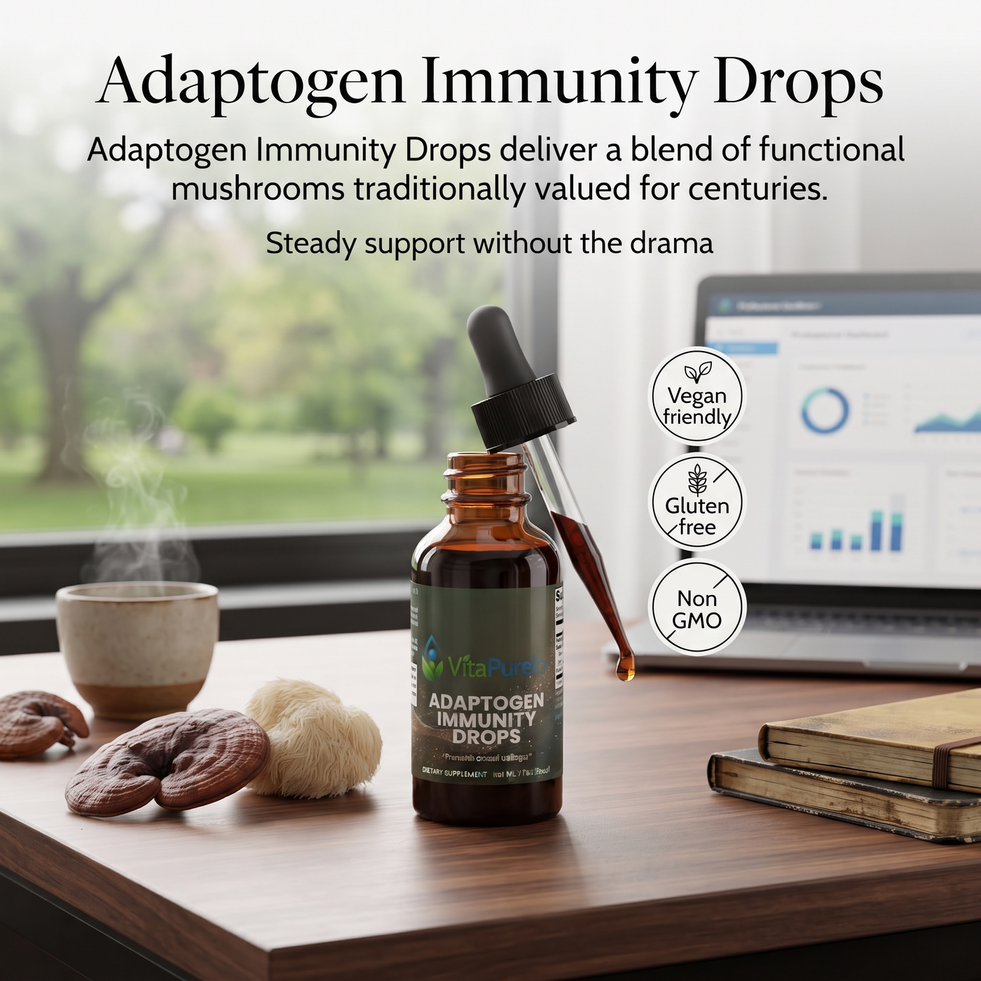 [UGC] Adaptogen Immunity Drops — Product + Context