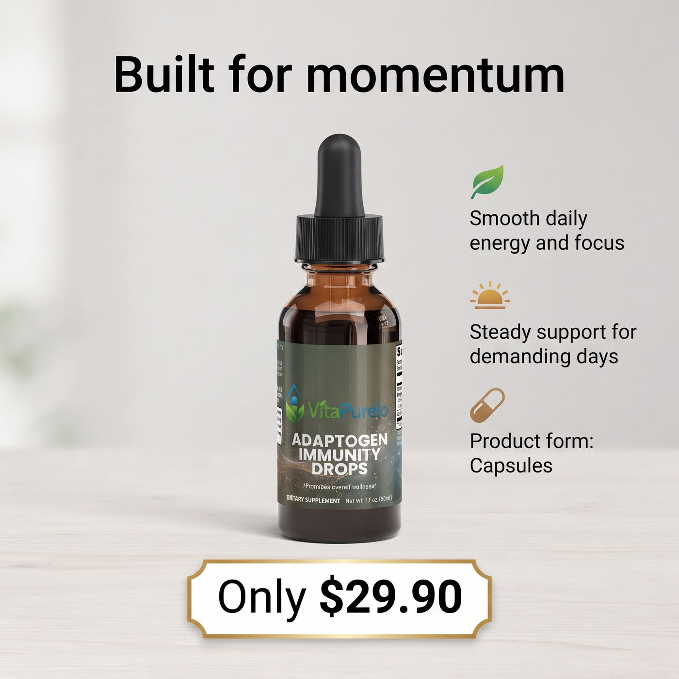 [UGC] Adaptogen Immunity Drops — Value / Price