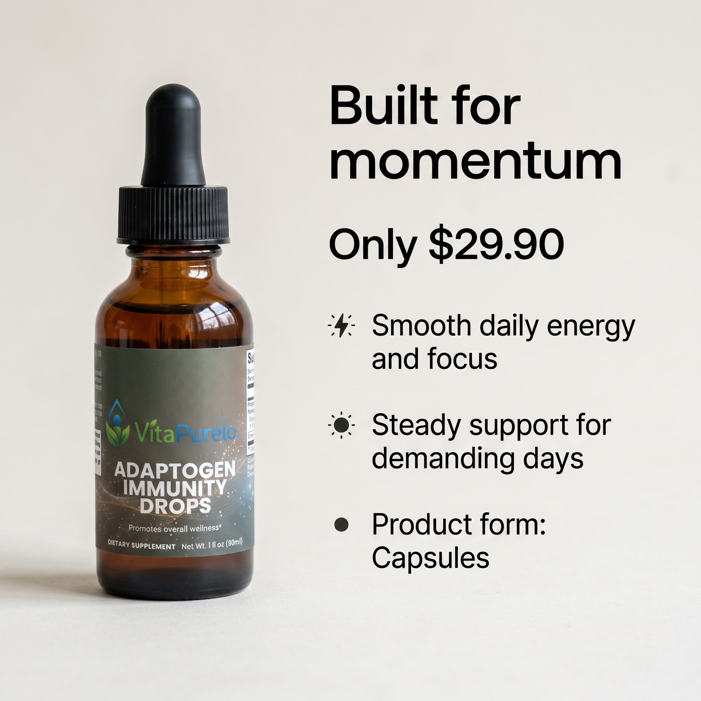 [UGC] Adaptogen Immunity Drops — Value / Price