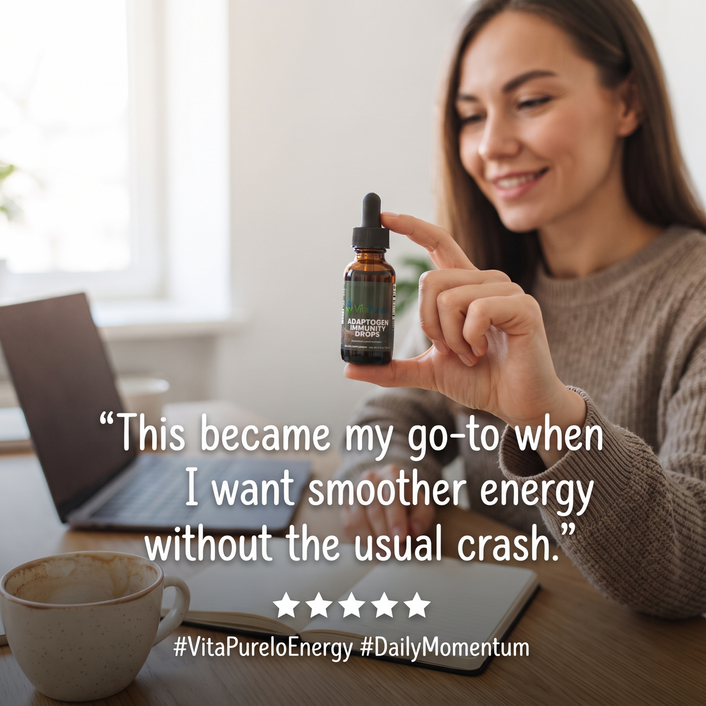 [UGC] Adaptogen Immunity Drops — Testimonial / Review