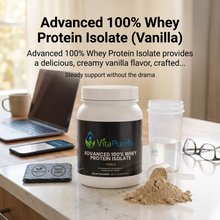 [UGC] Advanced 100% Whey Protein Isolate (Vanilla) — Product + Context