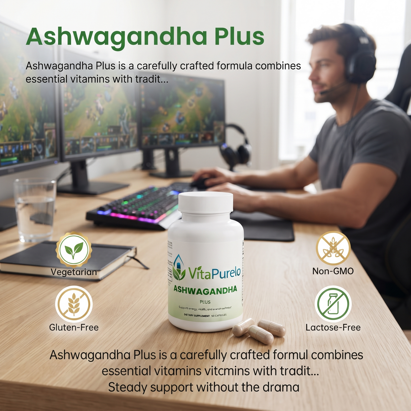[UGC] Ashwagandha Plus — Product + Context