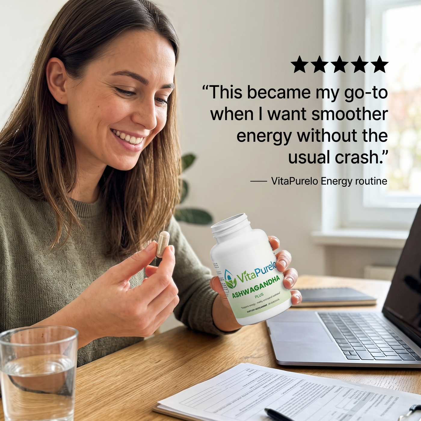 [UGC] Ashwagandha Plus — Testimonial / Review