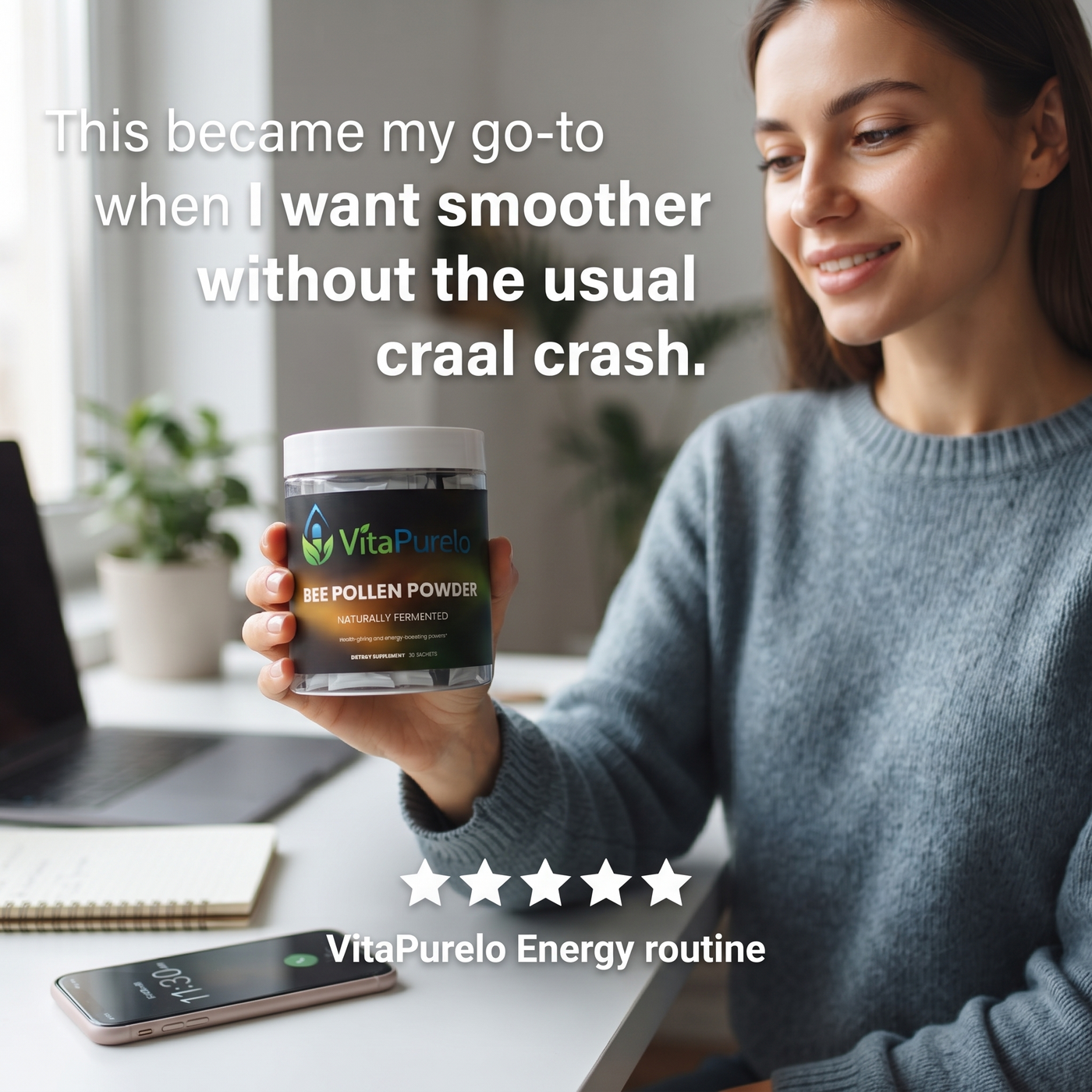 [UGC] Bee Bread Powder — Testimonial / Review