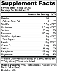 Pure3 100% Whey Protein Isolate (Vanilla)