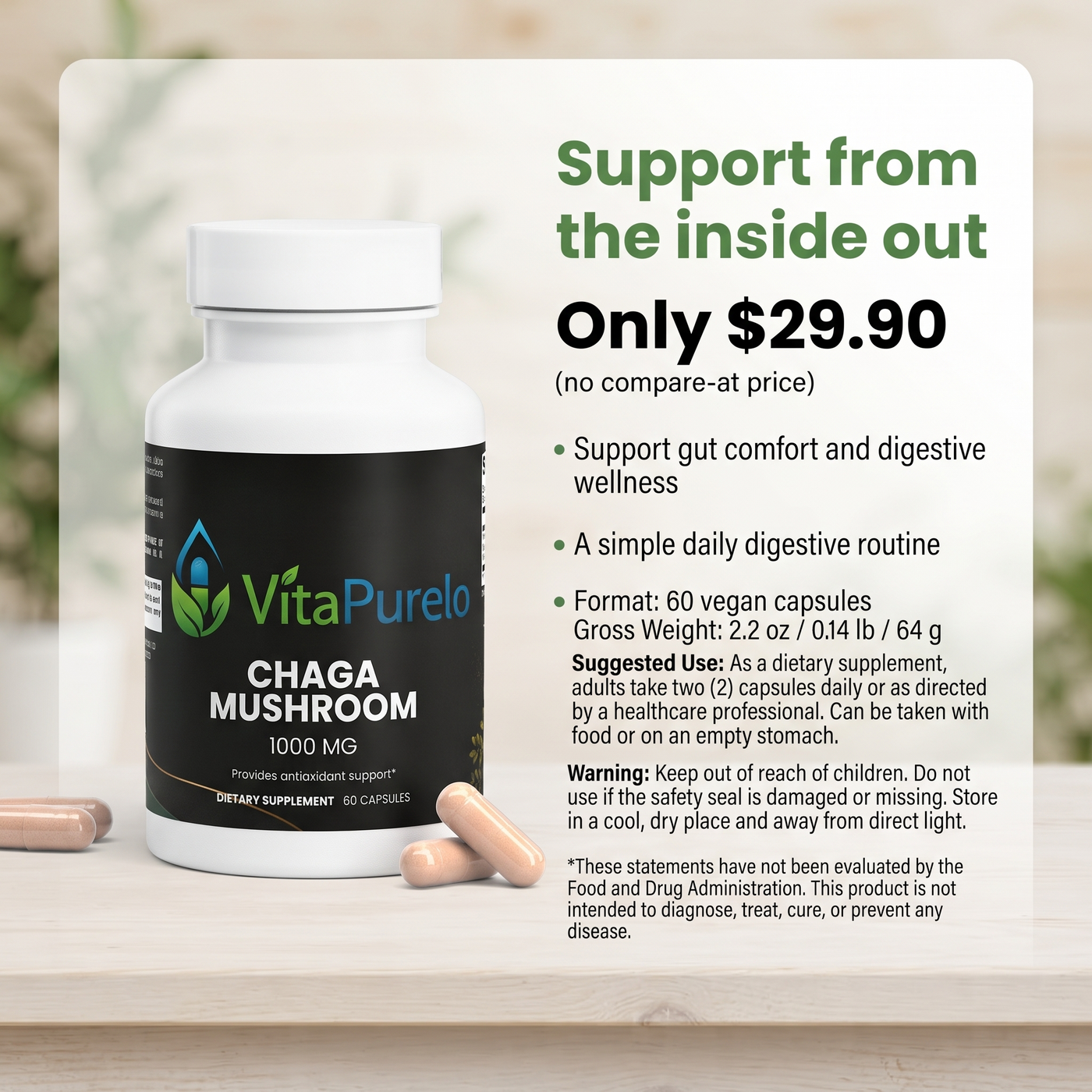 [UGC] Chaga Mushroom — Value / Price