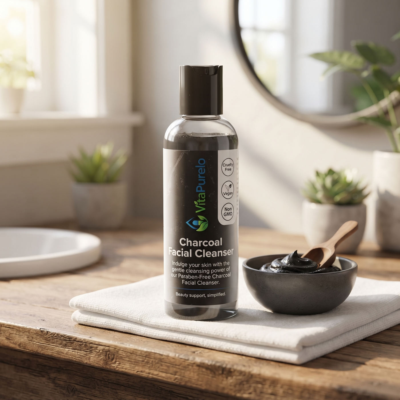 [UGC] Charcoal Facial Cleanser — Product + Context