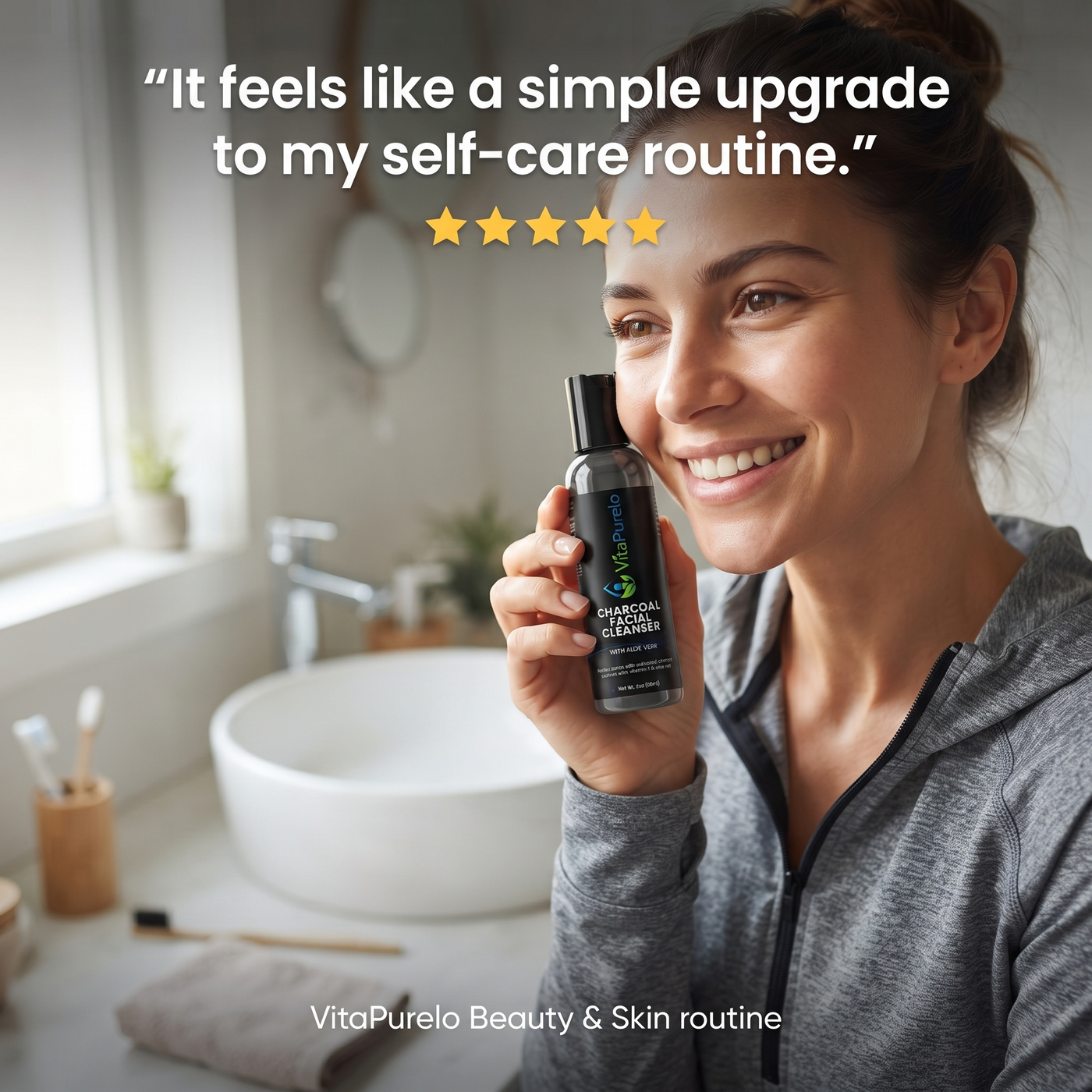 [UGC] Charcoal Facial Cleanser — Testimonial / Review