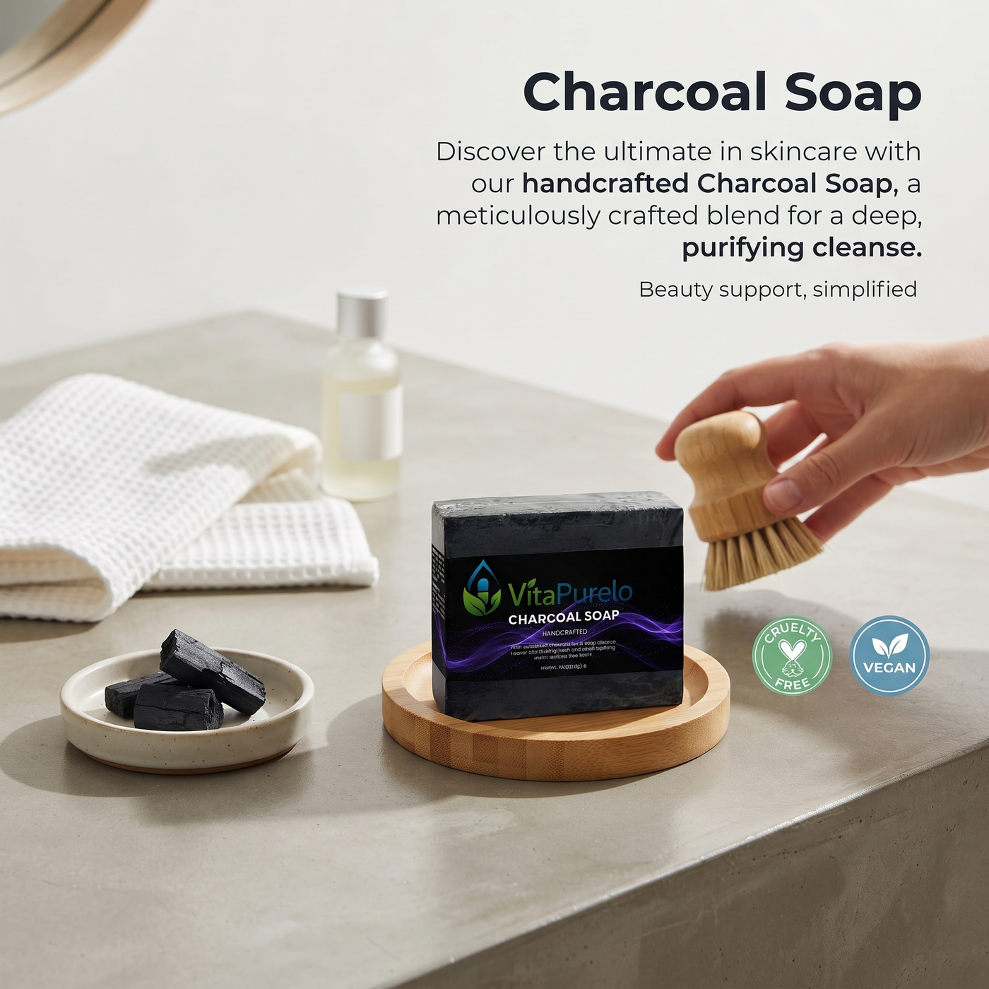 [UGC] Charcoal Soap — Product + Context
