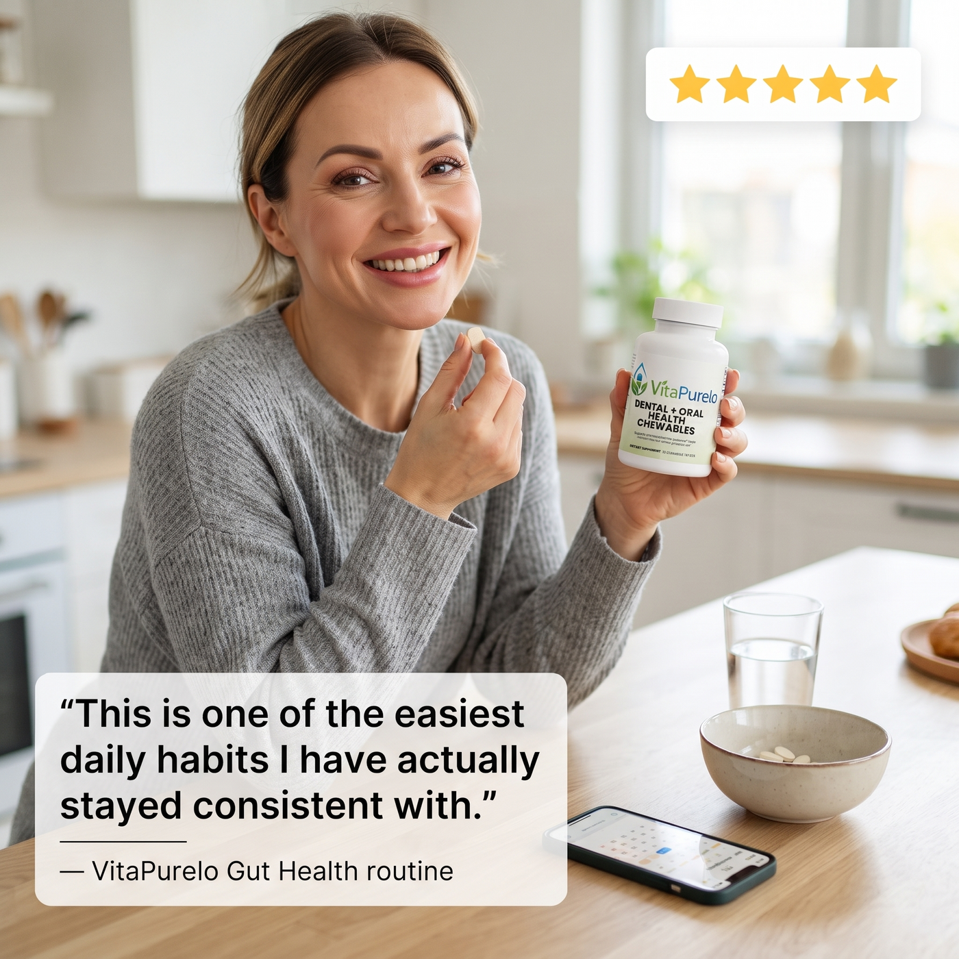 [UGC] Dental + Oral Health Chewables — Testimonial / Review