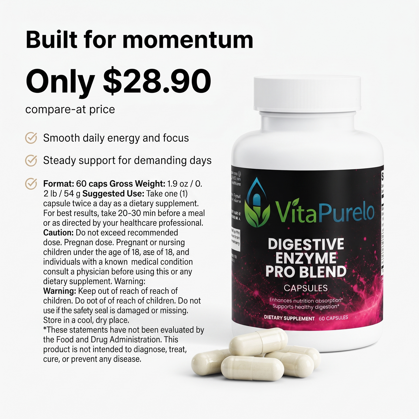 [UGC] Digestive Enzyme Pro Blend — Value / Price