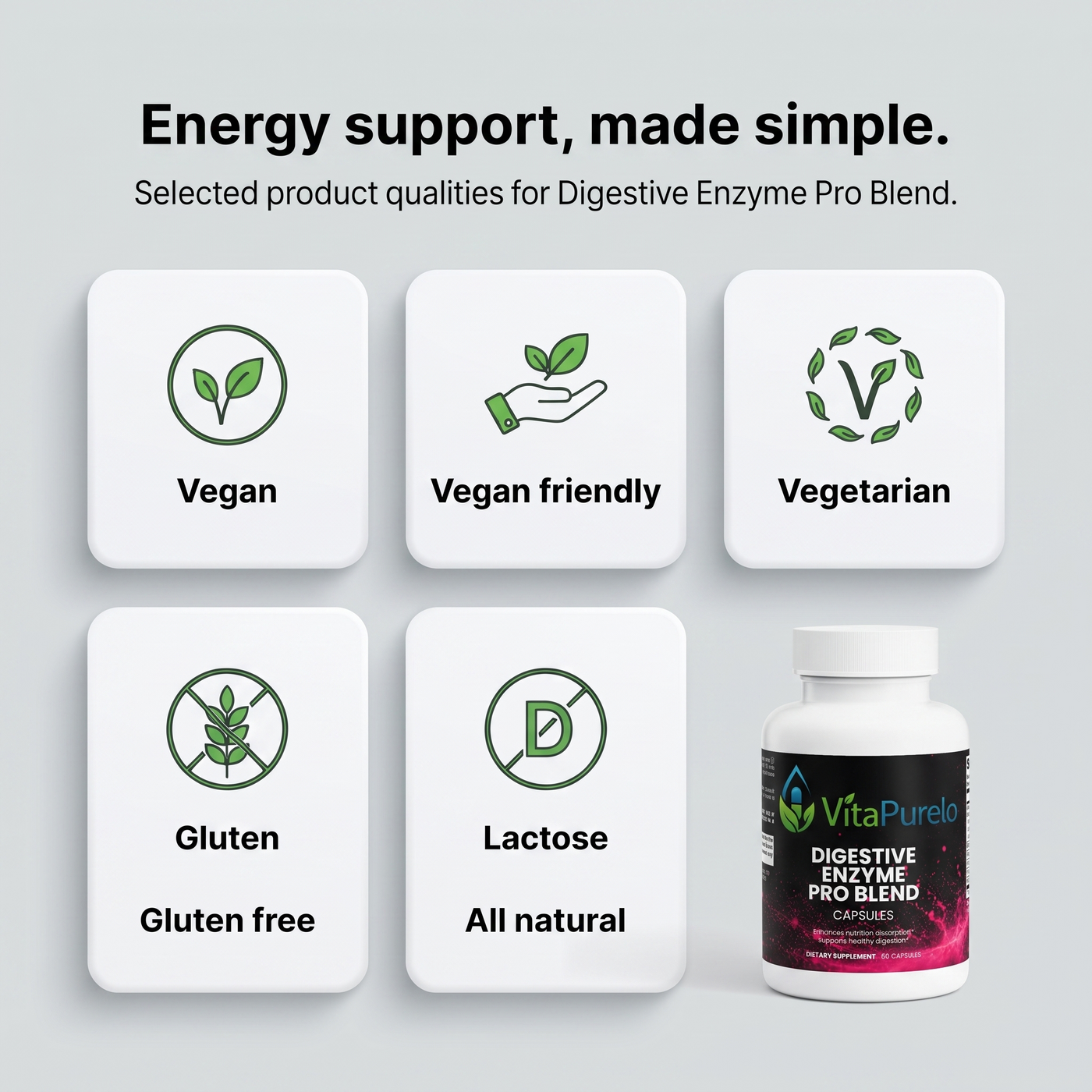 [UGC] Digestive Enzyme Pro Blend — Icons / Badges