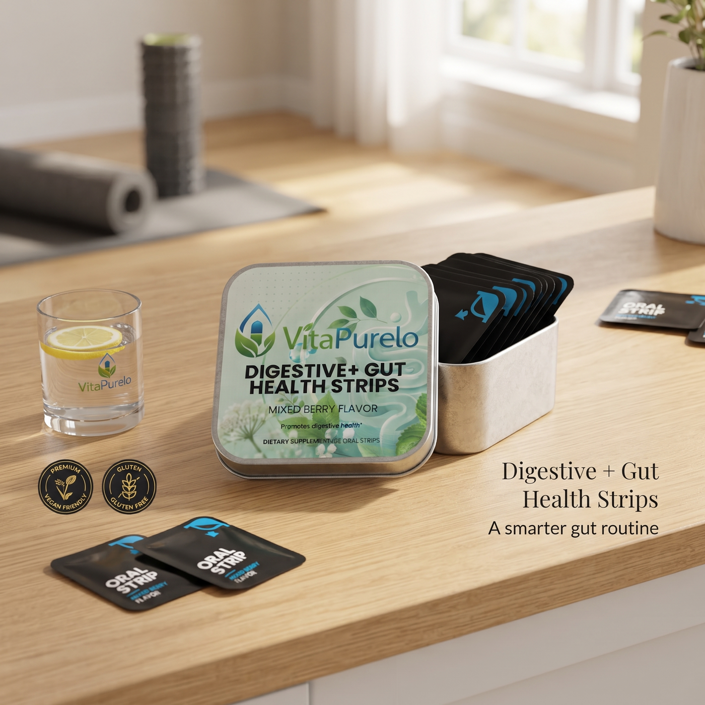 [UGC] Digestive + Gut Health Strips — Product + Context