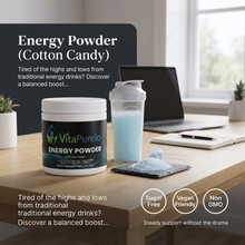 [UGC] Energy Powder (Cotton Candy) — Product + Context