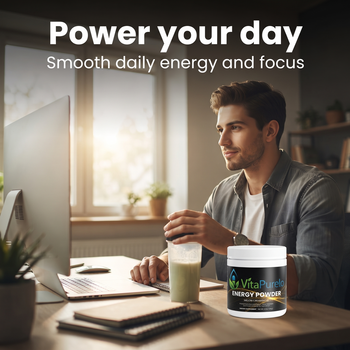[UGC] Energy Powder (Melon Creamsicle) — Lifestyle / Main Benefit