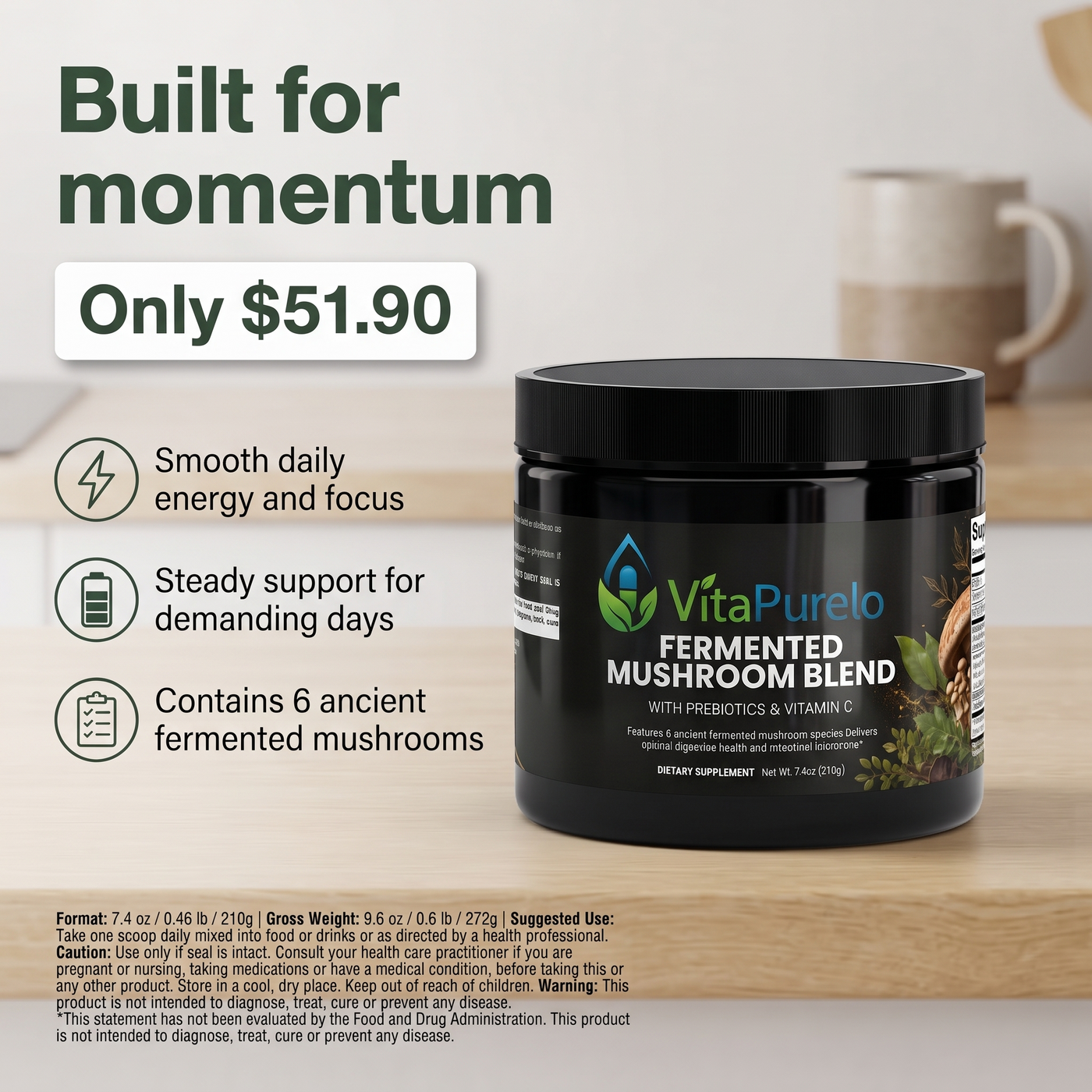 [UGC] Fermented Mushroom Blend — Value / Price