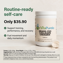 [UGC] Grass-Fed Collagen Creamer (Vanilla) — Value / Price