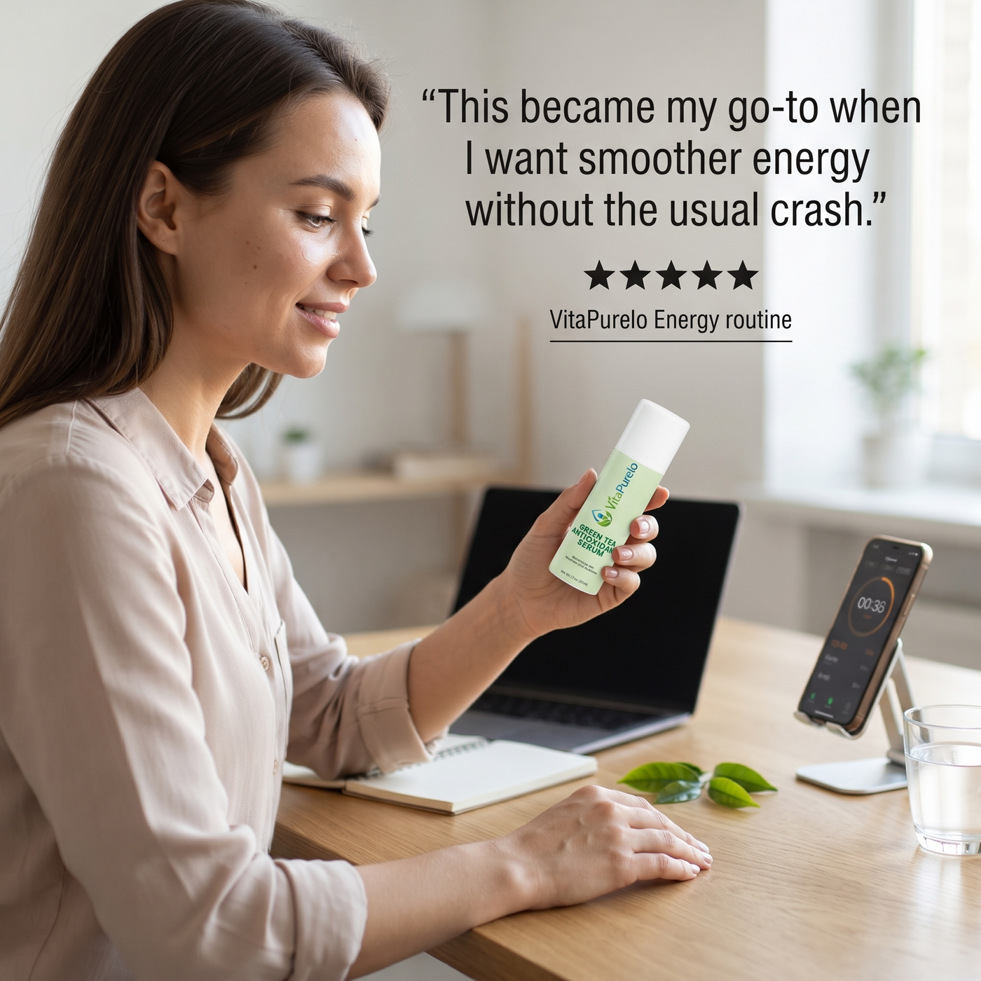 [UGC] Green Tea Antioxidant Serum — Testimonial / Review