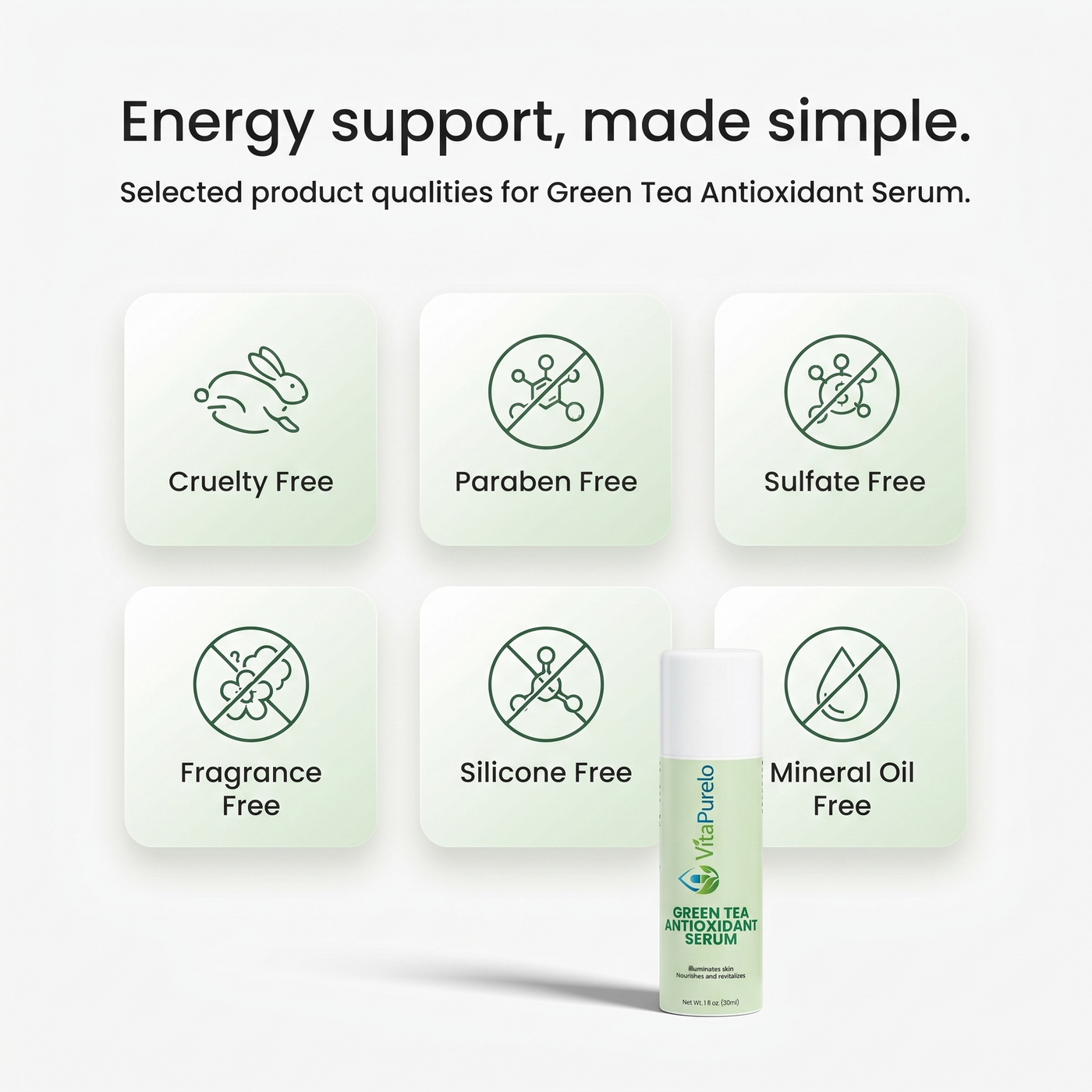 [UGC] Green Tea Antioxidant Serum — Icons / Badges