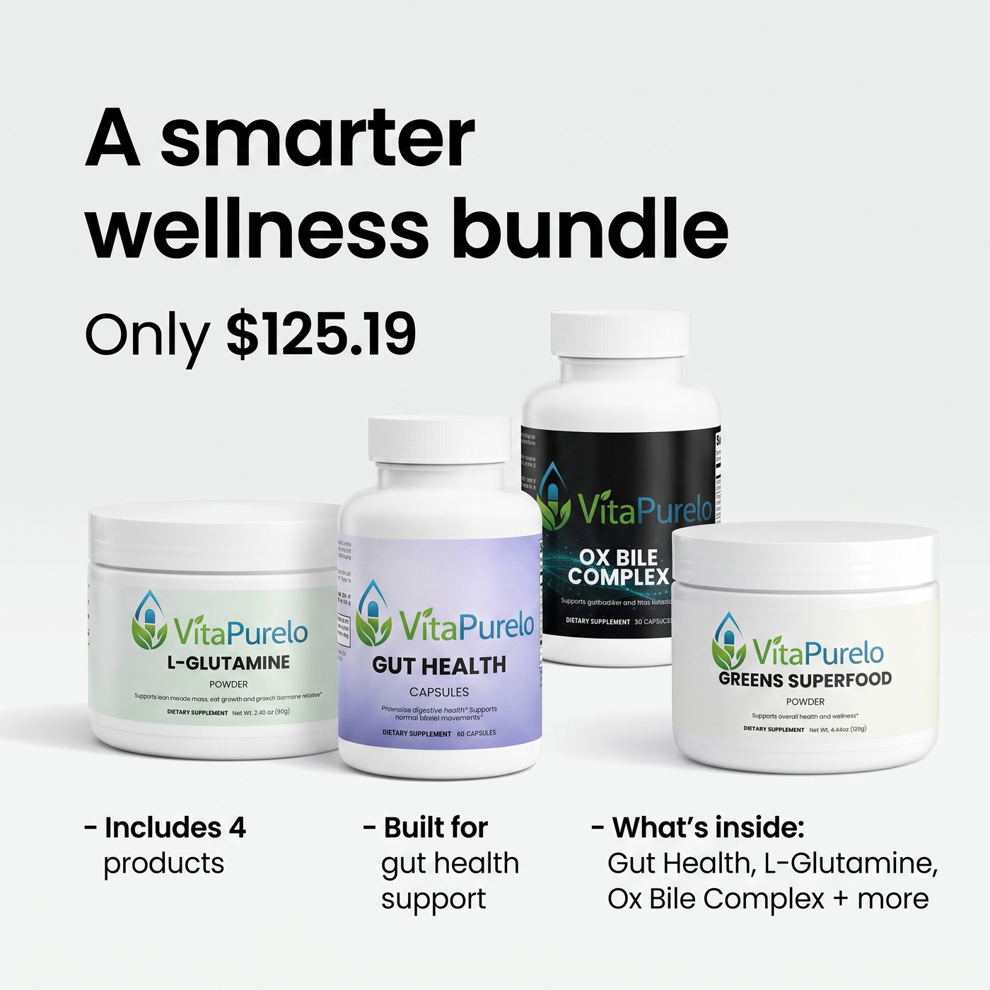 [UGC] Gut Health Complete Stack — Bundle Value / Price