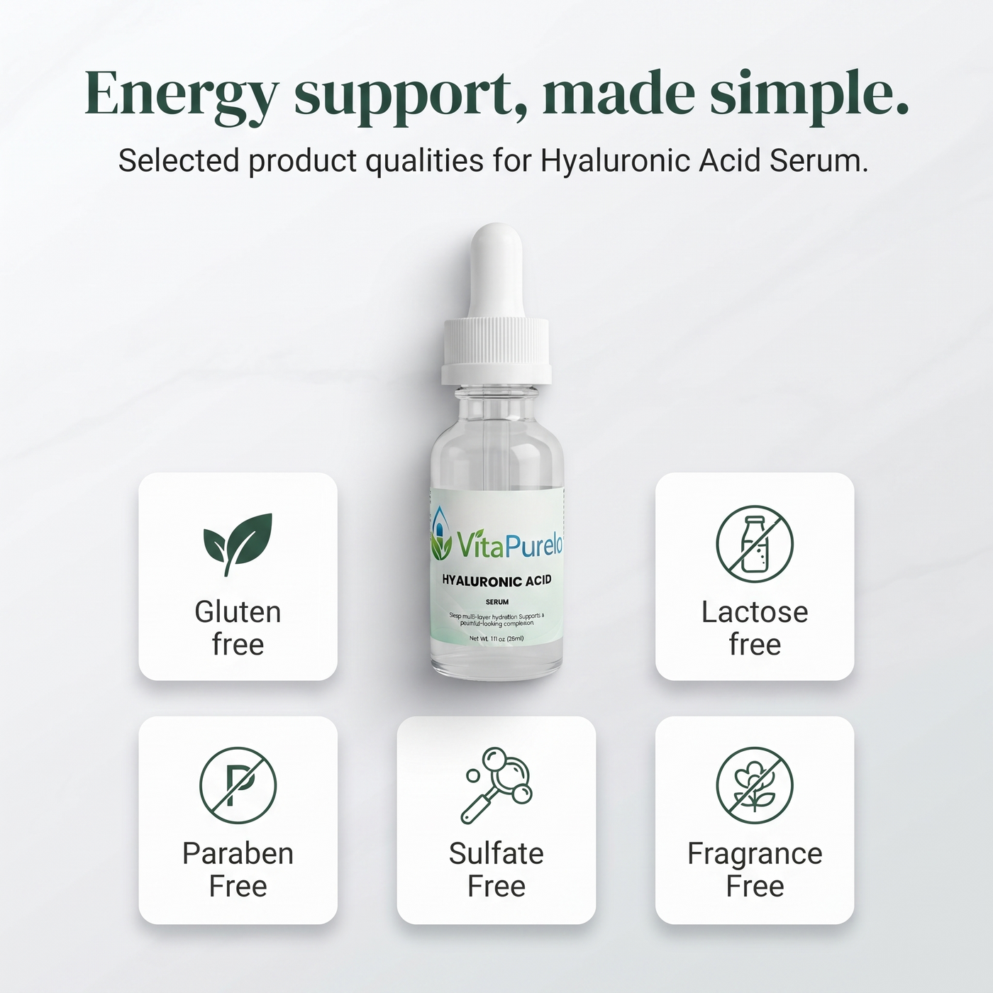 [UGC] Hyaluronic Acid Serum — Icons / Badges