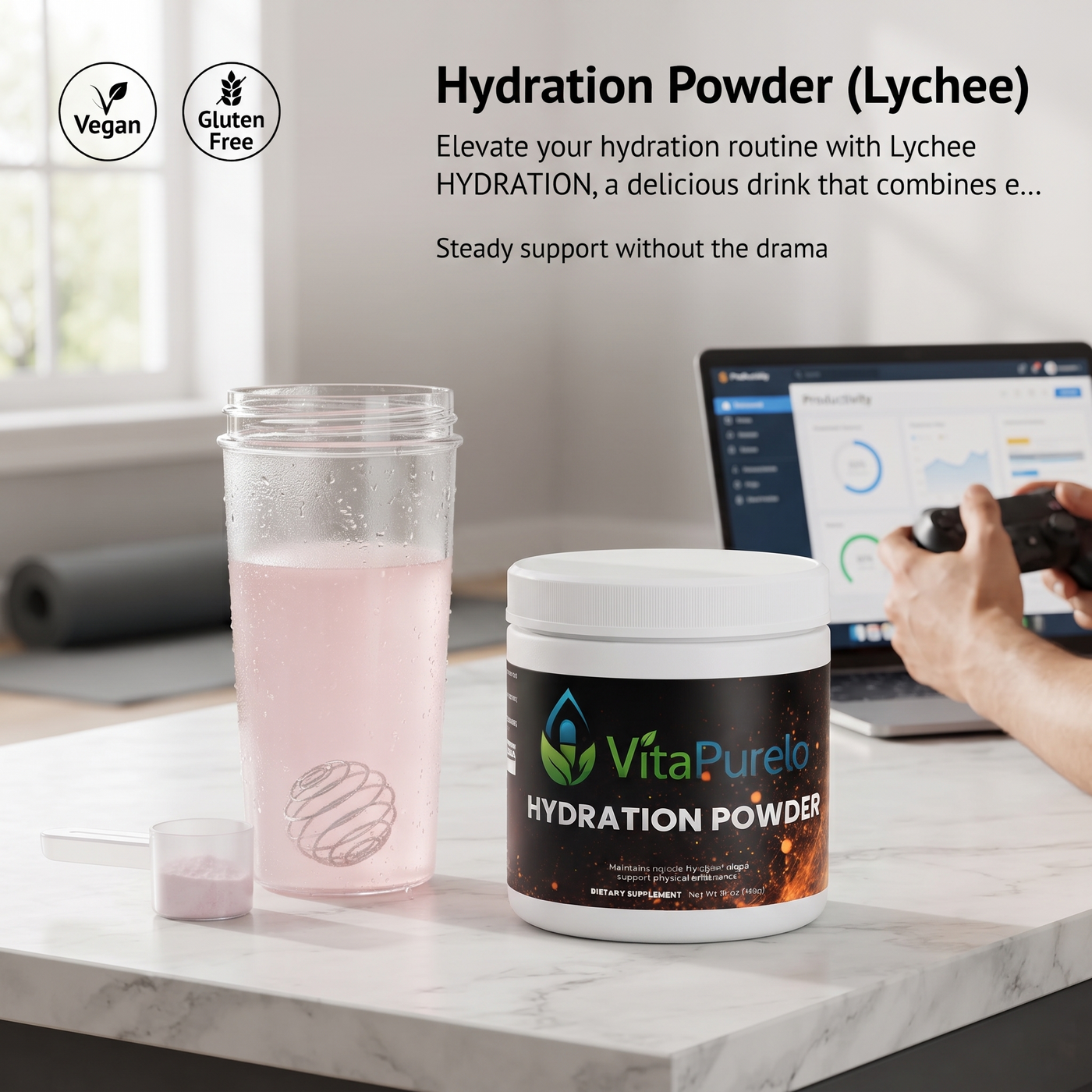 [UGC] Hydration Powder (Lychee) — Product + Context