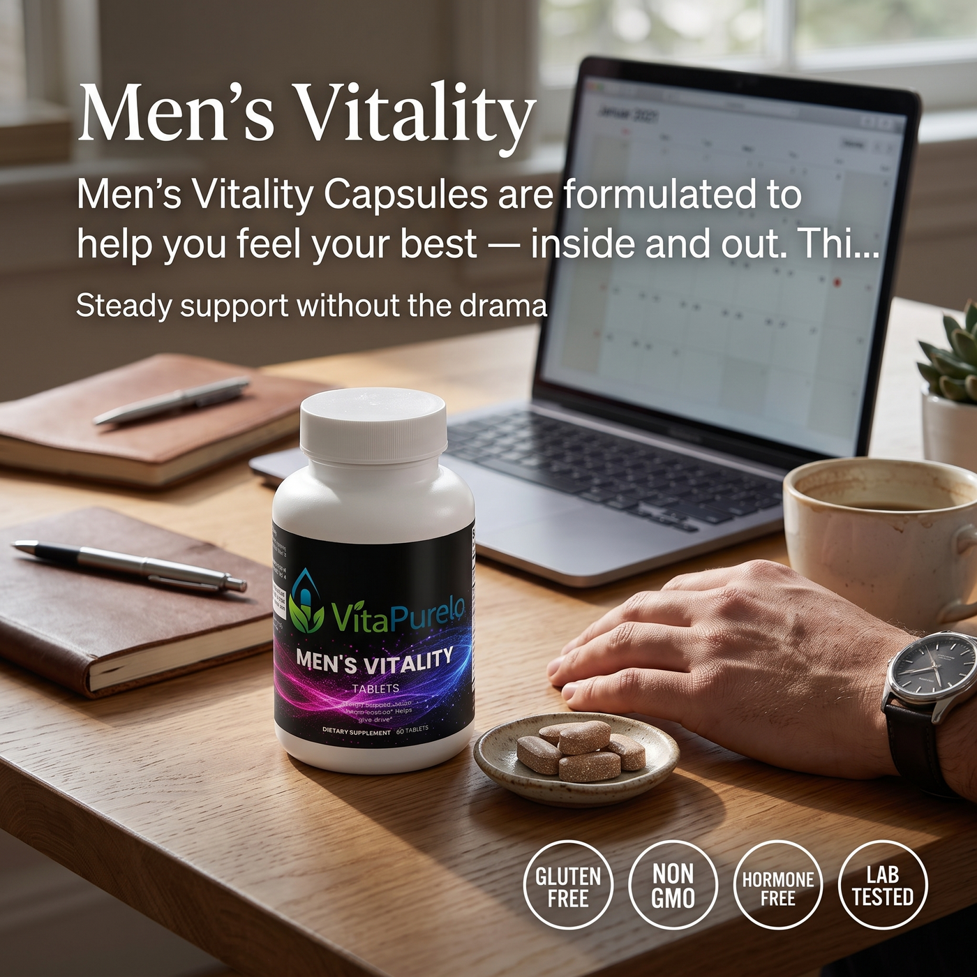 [UGC] Men's Vitality — Product + Context