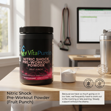 [UGC] Nitric Shock Pre-Workout Powder (Fruit Punch) — Product + Context