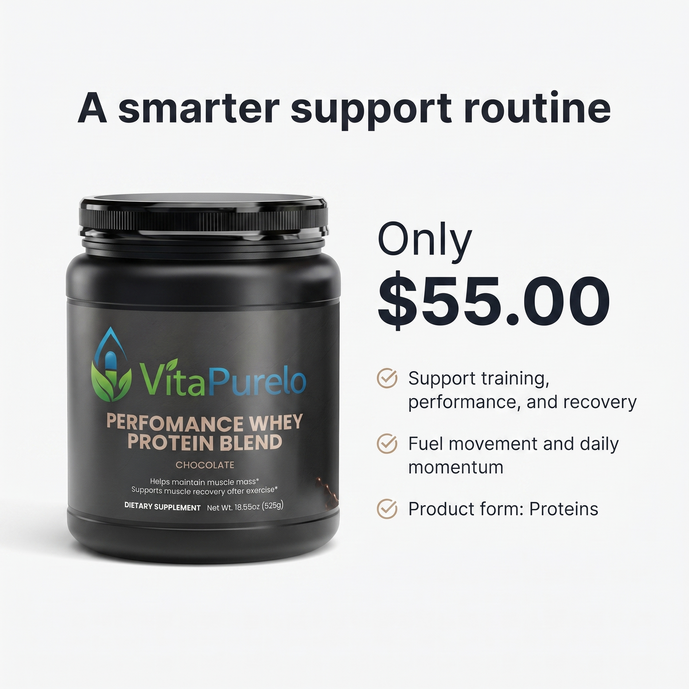 [UGC] Performance Whey Protein Blend (Chocolate) — Value / Price