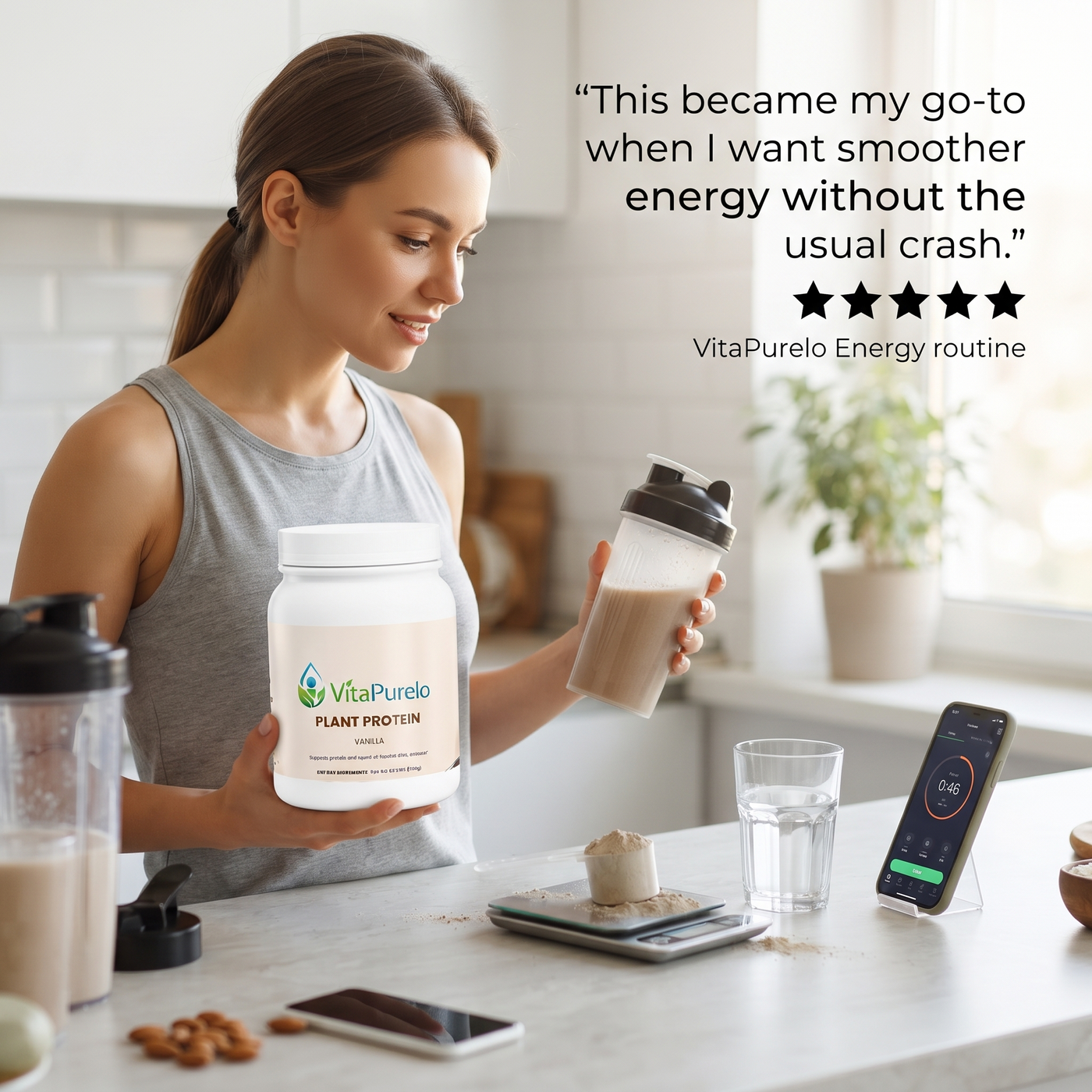 [UGC] Plant Protein (Vanilla) — Testimonial / Review