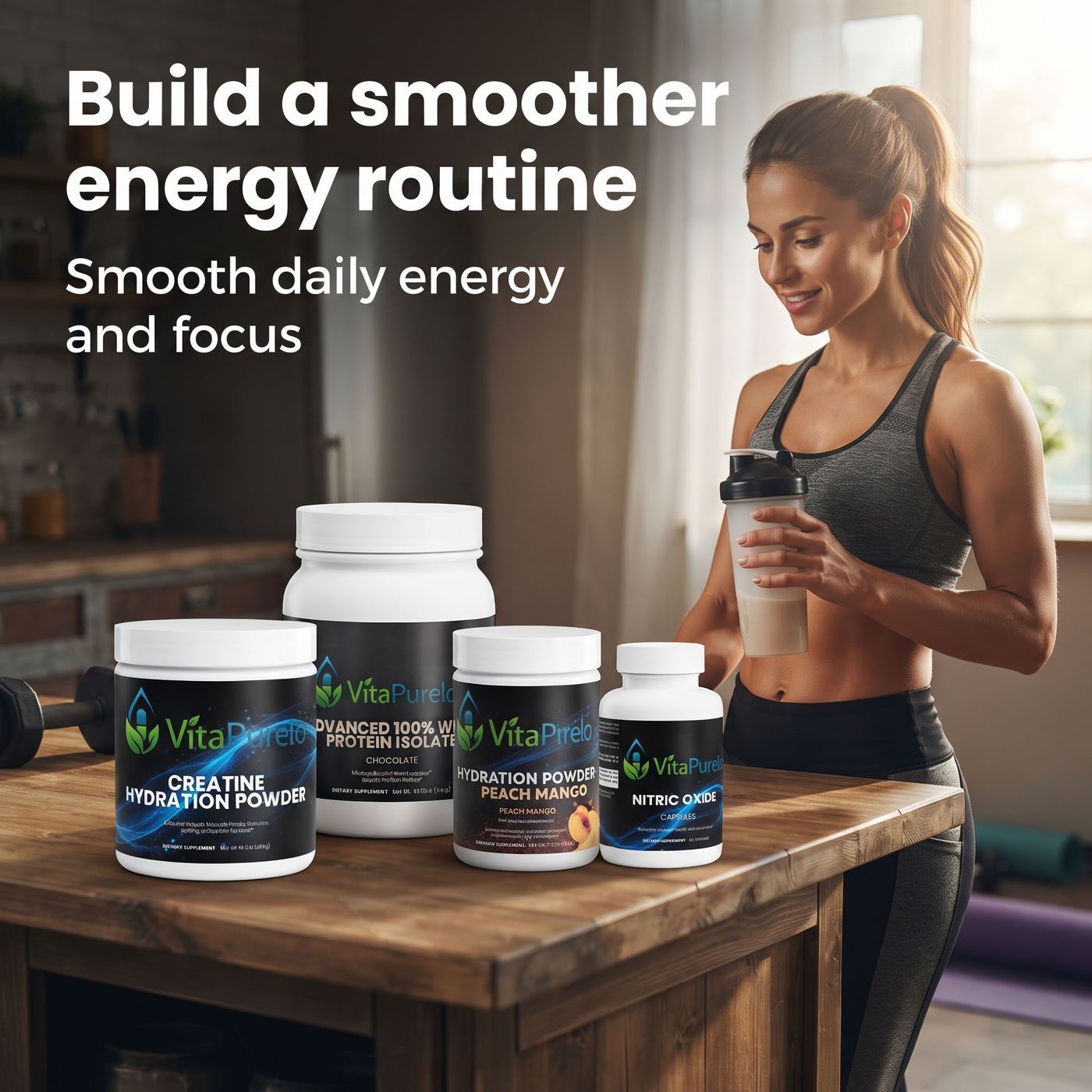 [UGC] Workout & Recovery Complete Stack — Bundle Lifestyle / Hero