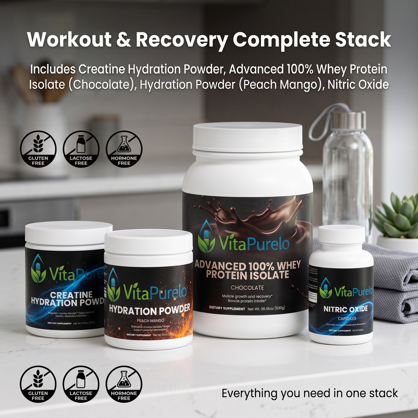 [UGC] Workout & Recovery Complete Stack — Bundle Product + Context
