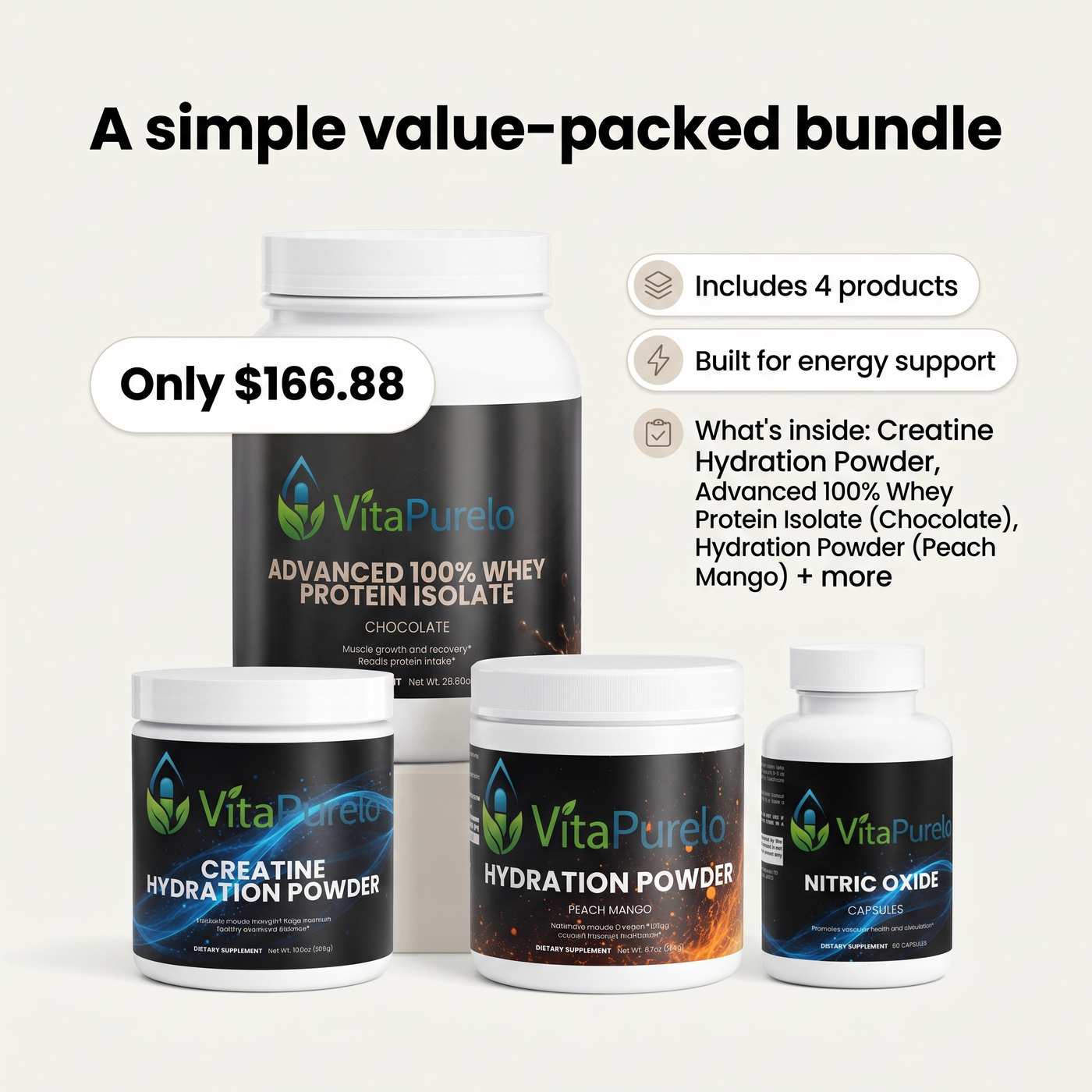 [UGC] Workout & Recovery Complete Stack — Bundle Value / Price